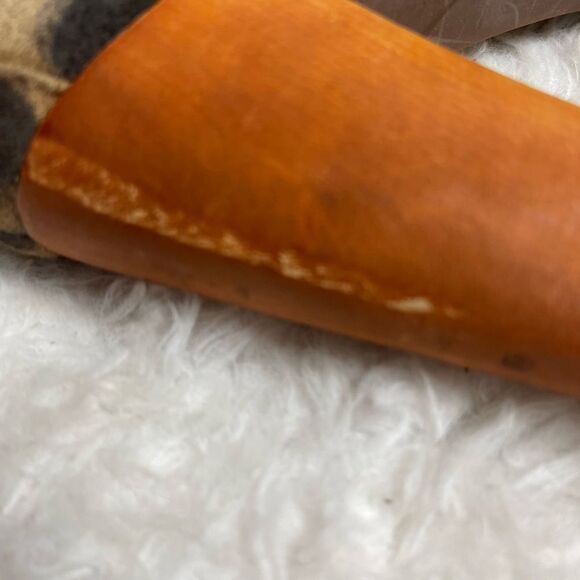 Jeffrey Campbell leather suede leopard prints platform heels lace up shoes SZ8.5 - Picture 11 of 11